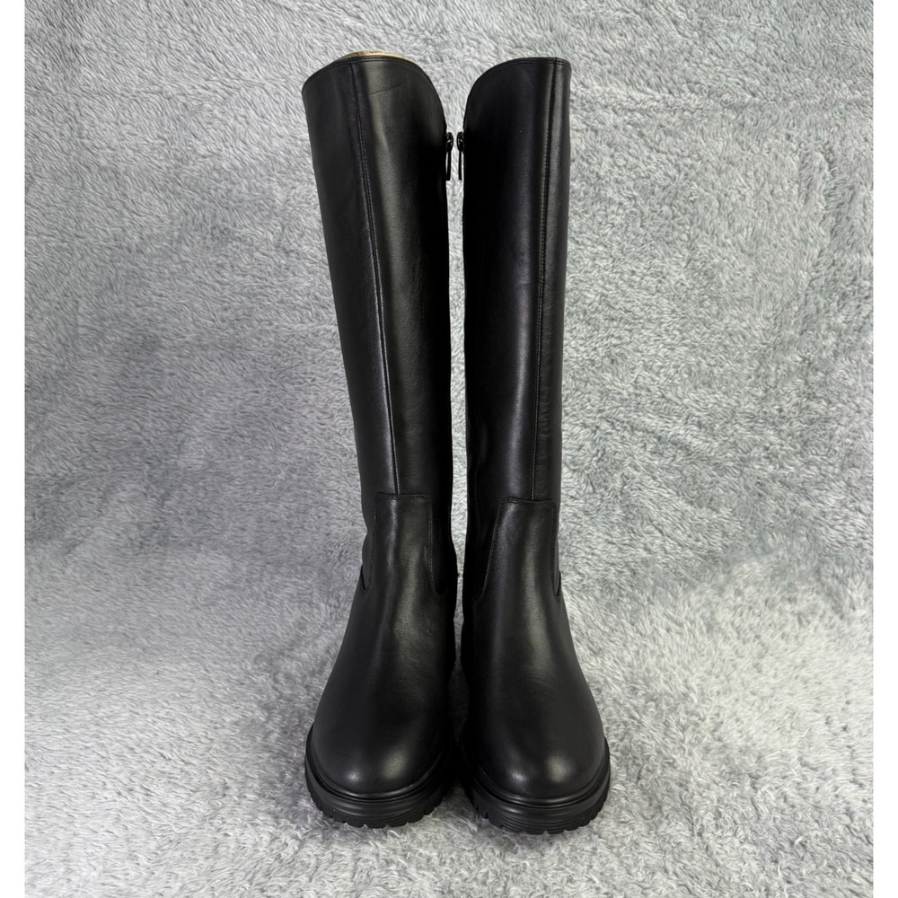 Rockport Ivette Knee-High Boots Black Zipper Women's 7.5 M Wide Calf Waterproof - Picture 5 of 12